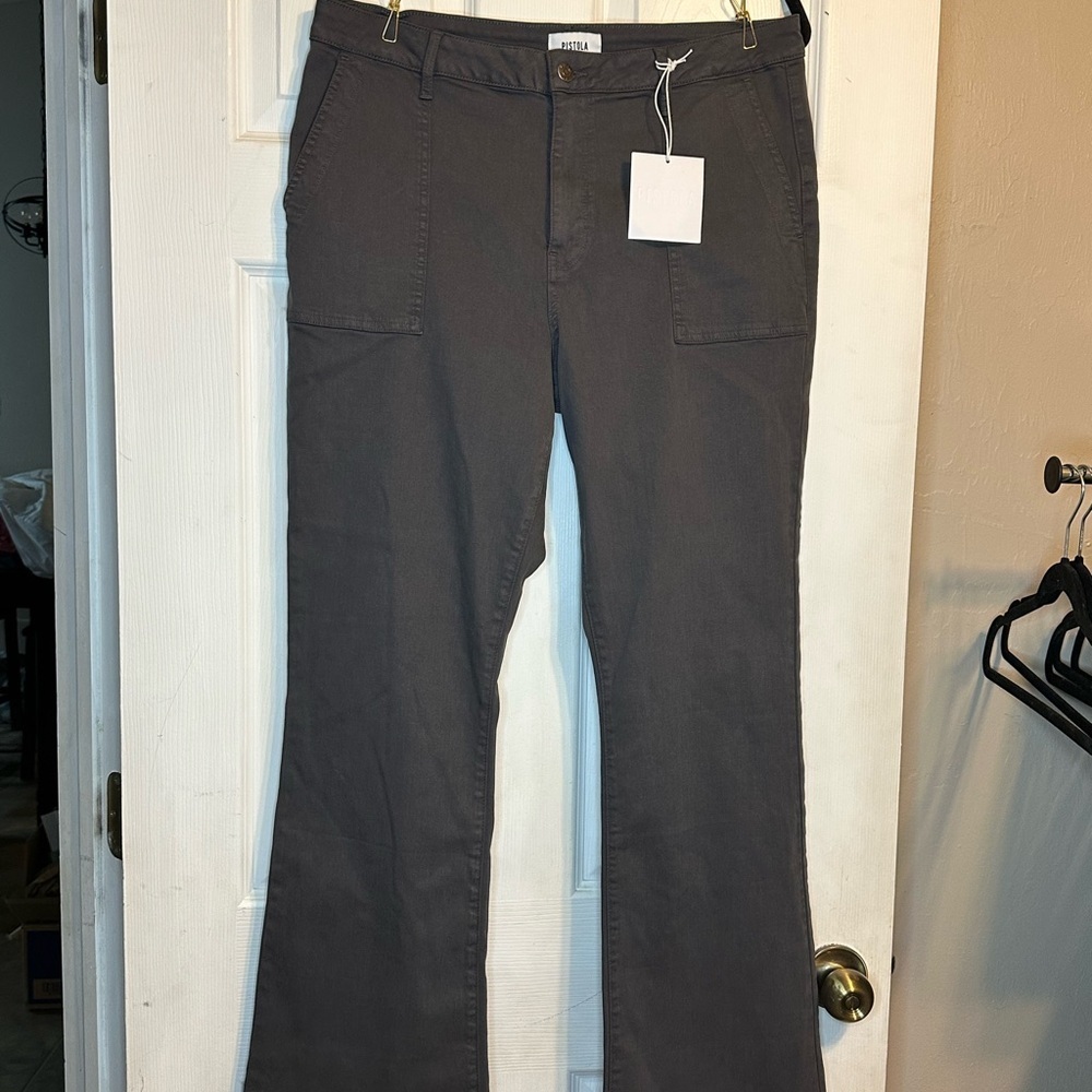 Dark‎ Gray Flared Pants